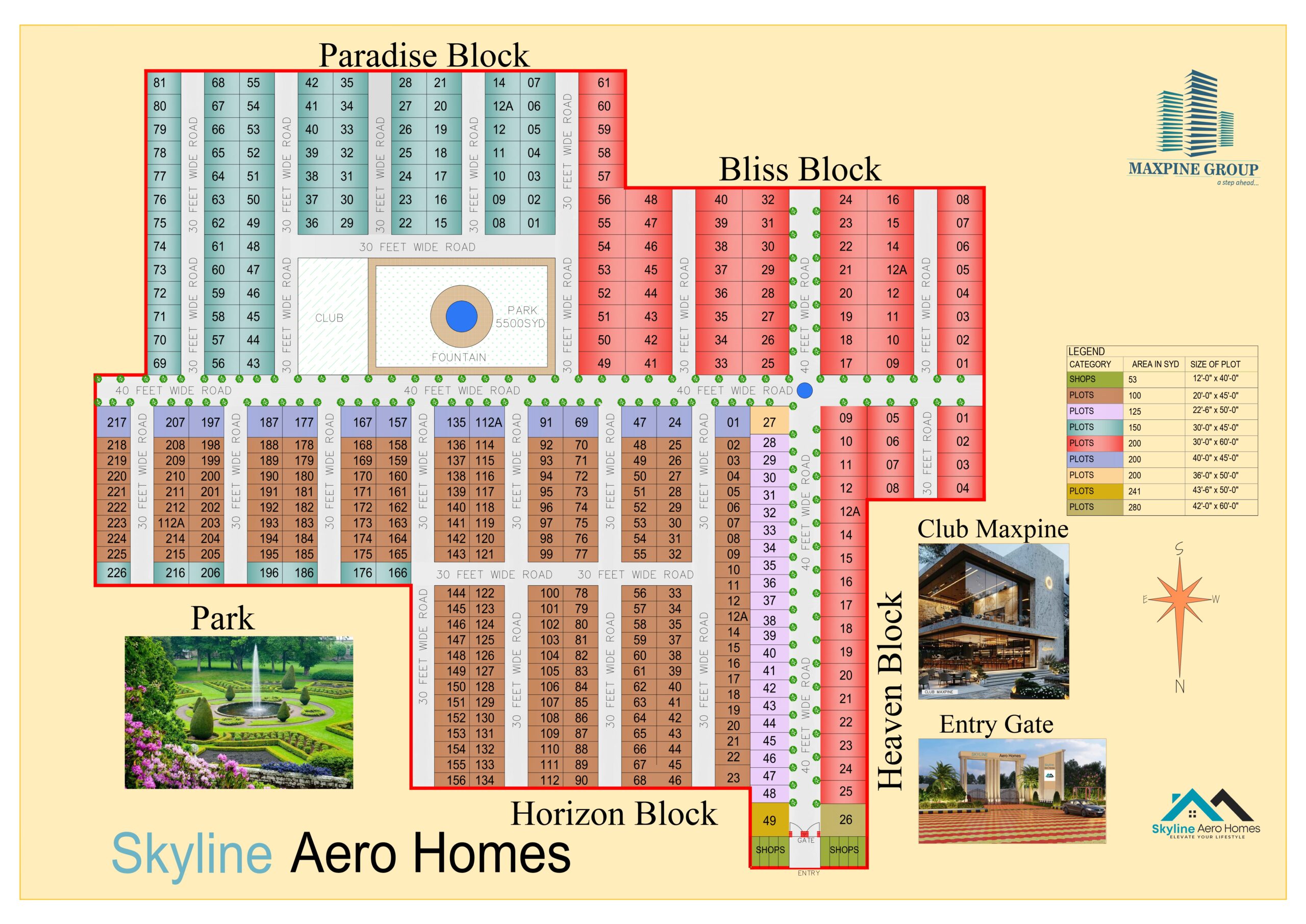 Skyline Aero Homes Layout Plan